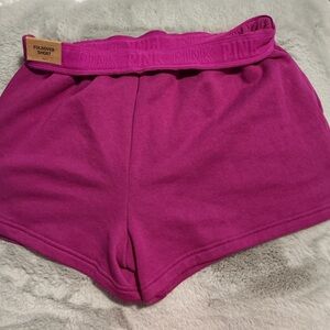 PINK Victoria's Secret Magenta Foldover Shorts